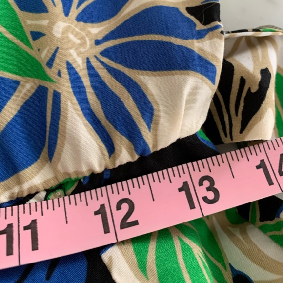 NWT Zara floral shirt dress with matching belt cotton size S - Picture 8 of 9